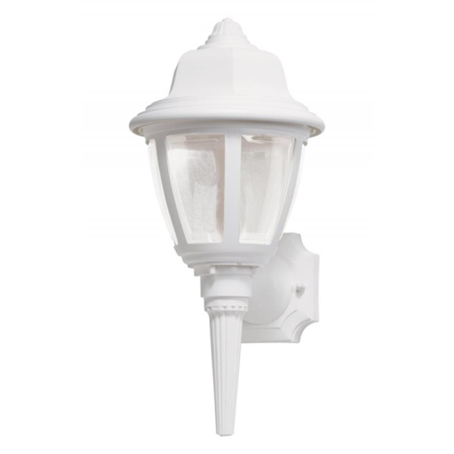 Wave Lighting 204SC-WH Marlex Park Point Wall Sconce in White